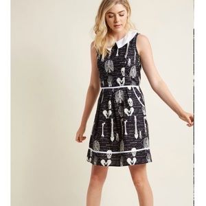 NWOT ModCloth Bad to the Bone A-line dress